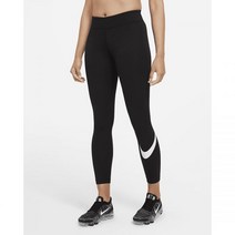 [K236375][나이키공식] 나이키 NIKE 스포츠웨어 에센셜 여성 미드라이즈 스우시 레깅스 트레이닝 하의 CZ8531_010EG_236375 온라인 정품 판매점 국내직송