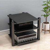 오디오랙 오디오장식장 오디오플레이어 앰프 수납장 cd 선반 기자재, 2단 화이트