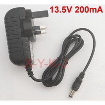 1PCS 13.5V 200mA AC 100V-240V 변환기 어댑터 전원 공급 장치 영국 플러그 5.5mm x 2.1-2.5mm, 01 13.5V 200mA_01 UK