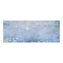 모네 명화 파노라마 캔버스 액자_5:1_아침(250x50cm), 3cm