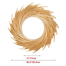 엔틱 화장대 거울 빈티지 탁상 벽걸이 레트로 태양 모양 등나무 혁신적인 감성 프레임, 9