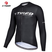 X-Tiger-고품질 프로 산악 자전거 의류 남성용 MTB 사이클링 저지 긴 소매 자전거복