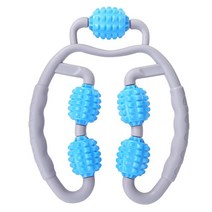 폼롤러 폼플러 폼롤러어깨 폼블러 폼롤러허리 다리 근육 롤러 종아리 팔 목 폼 트리거 포인트 마사지 요가, 01 Blue