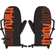 Thirtytwo 남자용 Signature Corp 스노우 스포츠 장갑 - 시그니처 차콜 | L/XL, Black/Orange 23