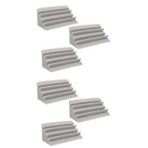 조립식 방음 부스폼방음 패딩 6 개 블록 스튜디오 스폰지베이스 어쿠스틱 코너 마감, 01 White