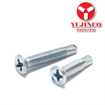 [유진] 나사 하이샷시용 PVC창호 문틀 36산 창호조립용피스 외경4.2mm 1봉지, #8*38, 500개