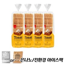 올찬 허니브레드6쪽식빵 4봉+은나노or친환경 아이스팩 13시이전주문당일발송, 996g, 4개