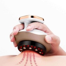 림프순환 마사지 고주파 온열 치료기 석션 부항 한방, 펄 화이트 + 터치스크린 +[충전 및 플러그]