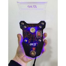 오케이샵 배달대행거치대 스파이더-1, 거치대본체+U볼트형마운트+C타입찍판+C타입젠더