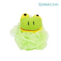 가가클린 매직 샤워볼 (샤워타올 샤워타월 캐릭터샤워볼 아기목욕타올 욕조타올), 1개, 그린(개구리)