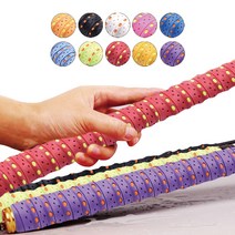 VOLAR 유니크쿠션 자전거 철봉 낚시대 헬스 그립 테이프 10P, 그레이, 10개