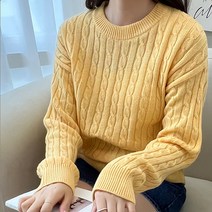 봄 가을 라운드넥 얇은 골지 꽤배기 캐시미어 니트 15가지컬러