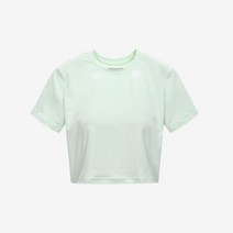 카파 여성 트레이닝 크롭 스트레치 반팔 티셔츠 민트 P221XWRS333MT1