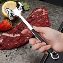 고기 망치 주방 느슨한 고기 아연 합금 고기 Tenderizer 바늘 스테이크 돼지 고기 cho망치 주방 요리 도구 가제트, 보여진 바와 같이, 하나