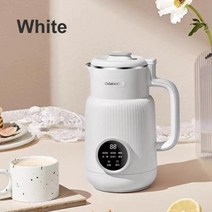 대우 푸드 블렌더 600ML 필터 프리 두유 메이커 휴대용 스마트 홈 푸드 프로세서 믹서 220V 다기능 주서, WHITE_6 1 | EU 플러그, WHITE+6 1+EU 플러그