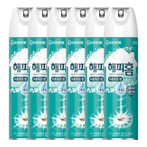 해피홈 에어로솔 수성 피톤치드향 500ml X 6개