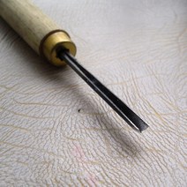 V-모양의 연마 삼각형 칼 나무 조각 도구 휴대용 목공, [07] 8mm