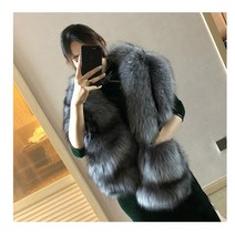 스카프형 넓은 모피머플러 담요처럼 큰 청담동 럭셔리 폭스퍼 100% 실버폭스 레드폭스 화이트 레드 블랙 두툼한 퍼목도리