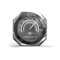 SPIRIT BEAST 알루미늄합금 핸들바 오토바이 시계 온도계 방수 야광, 1개, 온도계_실버