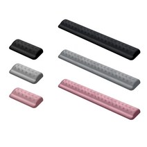 보담 마우스(한손용) 키보드(양손용) 컴퓨터 손목보호대 패드, 양손용, 블랙