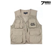 포스트엑스 [726 기어] 택티컬 아웃도어 조끼 (카키)