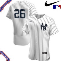 나이키 MLB DJ LeMahieu 뉴욕 양키스 홈 어센틱 플레이어 저지 화이트/네이비 792071