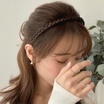 키메라제이 꽈배기 벼머리 머리띠 헤어밴드 3color