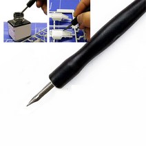 모델 색칠 침투용 펜 와이프 무료 색칠 공부 모델 장난감 페인트 색칠 공예 도구 DIY 공예 그림 그림 6 인치, 검은색