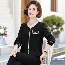 자칠 50대60대 생신선물 엄마티셔츠 할머니옷