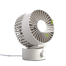 미니 써큘레이터 탁상용 USB 2중날 더블윙 선풍기 저소음 강력 시원바람 30도 각도조절 책상위의 에어컨바람, 인디안핑크