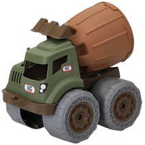 [리틀타익스][캐스B] 모래놀이 중장비 자동차 Little Tikes Dirt Diggers Vehicle Series, 밀리터리시멘트믹서
