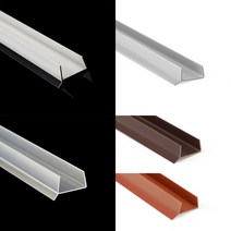 리틀체인지 싱크대 쫄대 걸레받이캡 싱크대하부프로파일, 15mm, 화이트, 1.2m