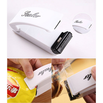 휴대용 미니 비닐접착기 실링기 밀봉기 포장기계 밴딩기 랩핑기 가정용 실링포장 레인보우마켓, 1개