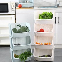 이지 플라잉 스토커 일본 다용도 적재함 야채보관함, 푸른 색