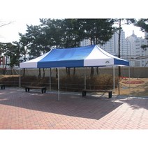 1.8mx3.6m 간이창고 행사용 체육대회 접이식 행사용 카라반캐노피 천막, 노랑