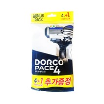 도루코 페이스4 휴대용 면도기 FR-A100 5입(4+1) FACE4 4중날