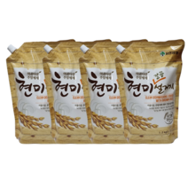 유한양행 현미 깔끔설거지 1.2Kg, 4개