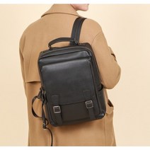 이태리 수입 천연가죽 캐쥬얼 백팩