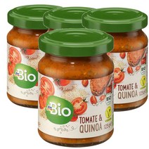 디엠바이오 dmBio Tomate Quinoa spread 독일 퀴노아 & 토마토 스프레드 125g, 4팩