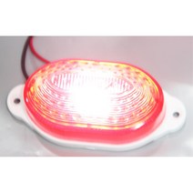 추레라 LED 1발 싸이키 램프 냉동탑차 지하공사 오프로드 대형차 화물덤프 조명, 24V화이트