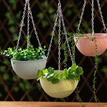 매달아놓는 화분 벽걸이 천장걸이 플라스틱 미니 행잉 원형