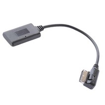 YSSHOP 블루투스 5.0 어댑터 AMI MMI 케이블 직접 교체 라디오 액세서리 3G 인터페이스 Audi A5/A6/A7/A8 용 내구성 AUX 오디오, 15cm, 플라스틱, 검은 색