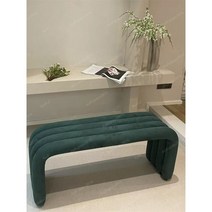 3줄 의자 김밥 유치원 가게 인테리어 의자 옷가게 의자 카페 의자, 짙은 녹색 길이 100CM