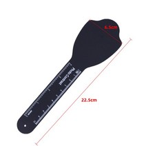 치과 사진 대비 보드 구강 이미지 블랙 플레이트 스케일 마크용 교정 도구 오토클레이브 가능, 03 C-4A
