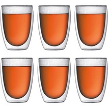 보덤 파비나 이중 단열컵 350ml 6개, 6개 세트_350ml