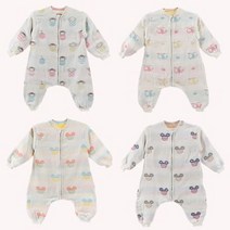 정장 우주복과 조끼세트 (0-24개월) 500209 유, 탈부착 가능한 슬립색 유아 우주