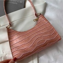 고급스러운 뱀피 무늬 포인트 모던한 미니 숄더백