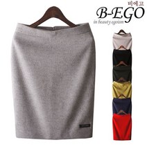 비에고 783BG 44 110 캐시미어 핸드메이드 샤틴 폴리H라인스커트