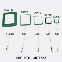FONKAN 전체 크기 맞춤형 커넥터 및 케이블 길이 UHF RFID 860-960Mhz 리더 모듈 용 2dBi 세라믹 안테나, 35mm MMCX (US)