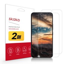 스코코 갤럭시 S22 무반사 AR 코팅 액정보호필름 2매, 단품
